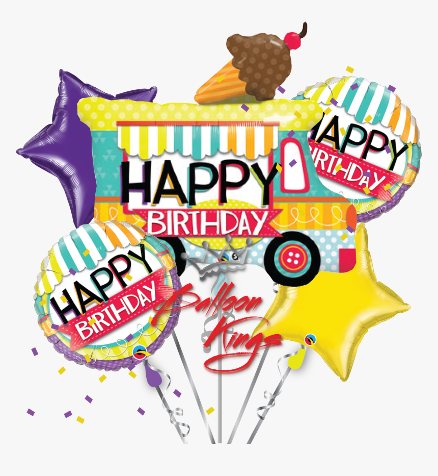 Hb Ice Cream Truck Bouquet, HD Png Download