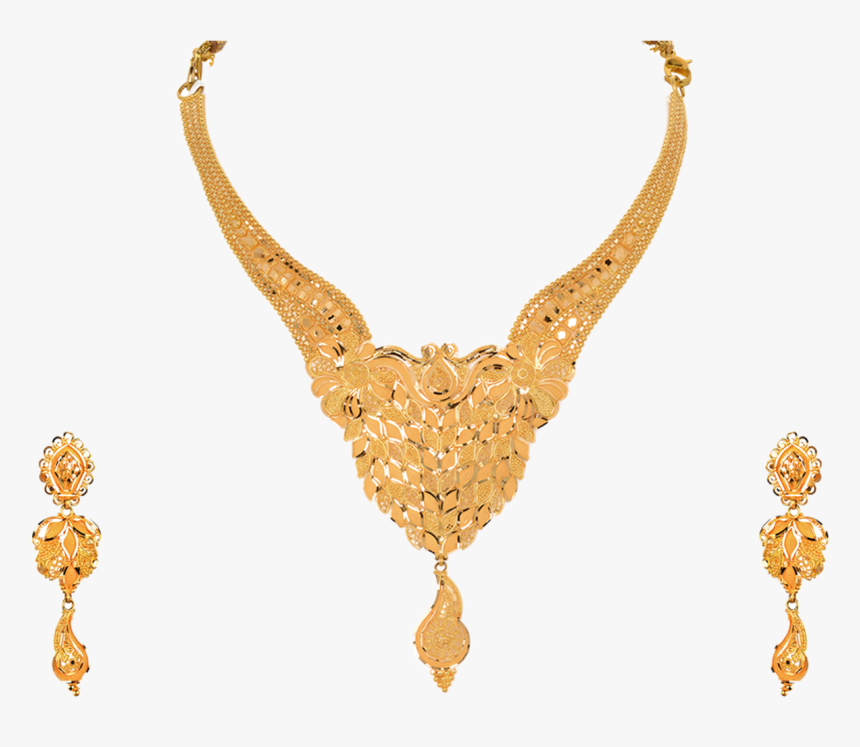 Png Gold Necklace Designs - Gold Necklace Designs Png, Transparent Png
