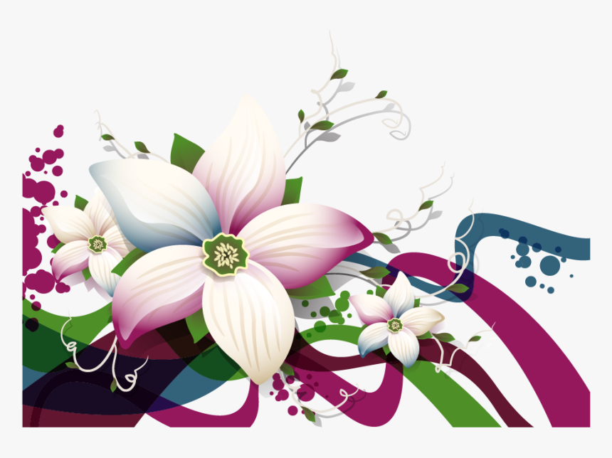 Floral Design Flower Art - Beautiful Floral Designs Background, HD Png Download
