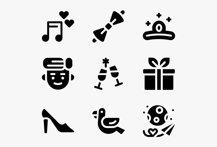 Wedding Icons, HD Png Download