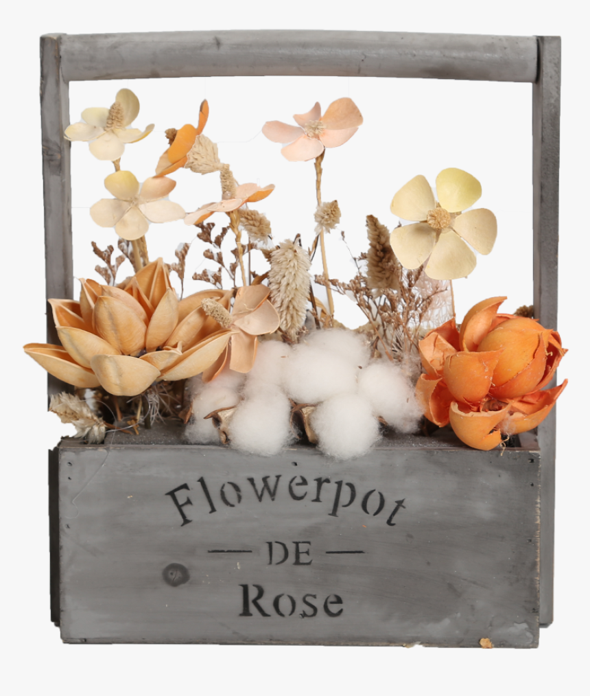 Flower Basket Ir 37-41 - Garden Roses, HD Png Download