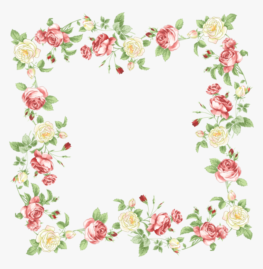 Transparent Flower Border Png, Png Download