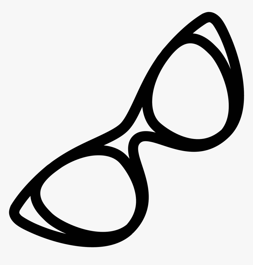 Goggles Vector Black And White - Transparent Eye Glass Icon, HD Png Download