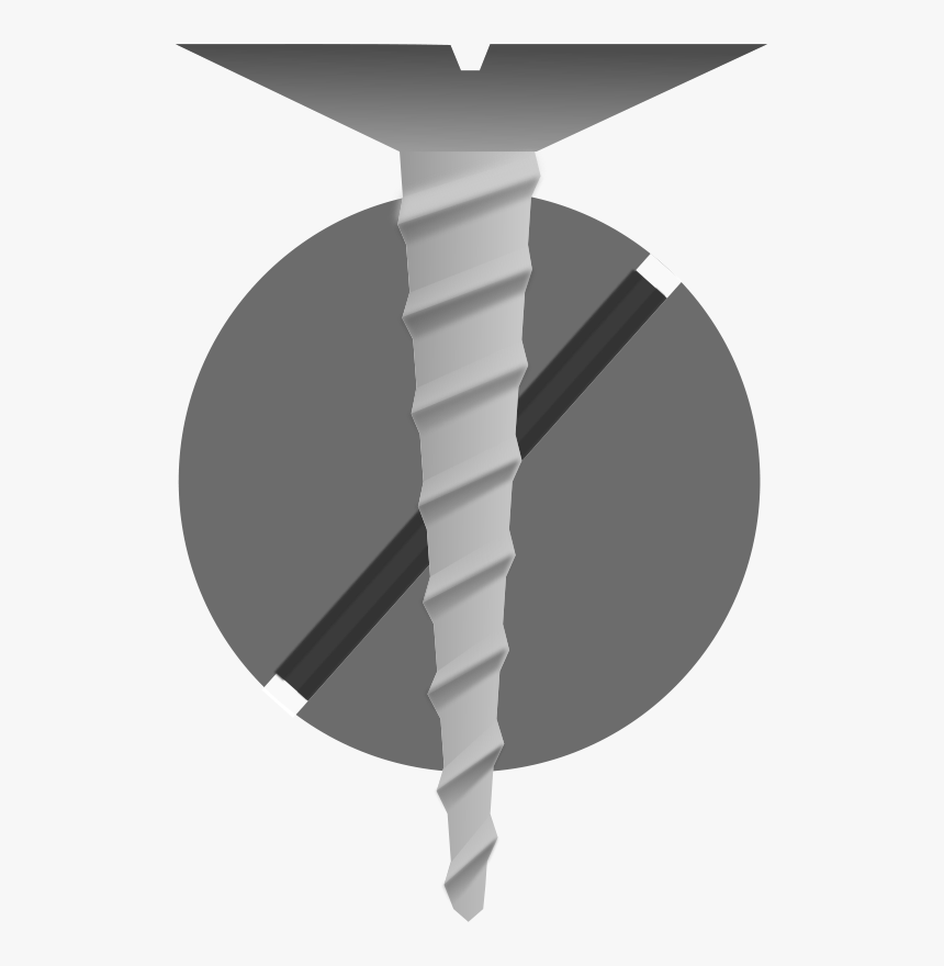 Screw - Cross, HD Png Download