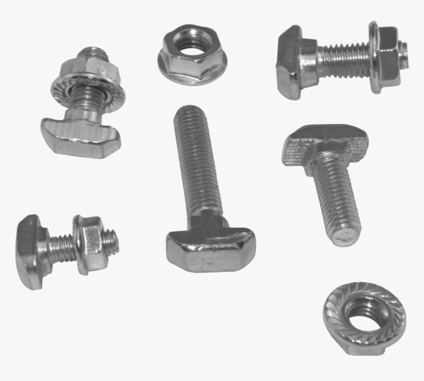 Screw For Aluminium Profile , Png Download - T Bolt And Nut, Transparent Png