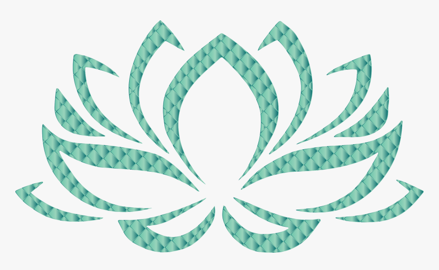 Lotus Flower Hindu Symbols - Black And White Flower Clipart, HD Png Download