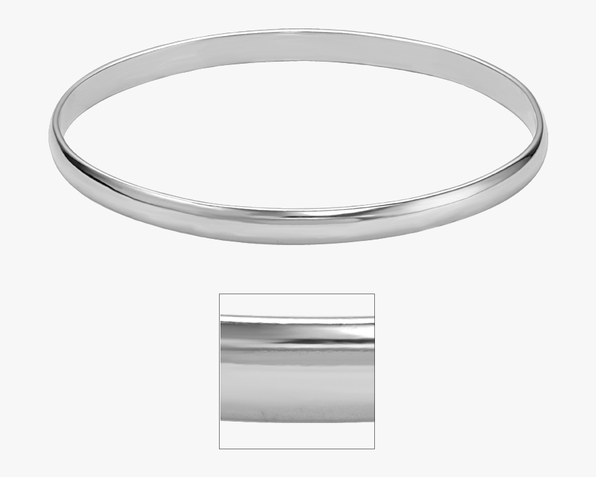 Standard View Of Brcld5 In White Metal - Bangle, HD Png Download