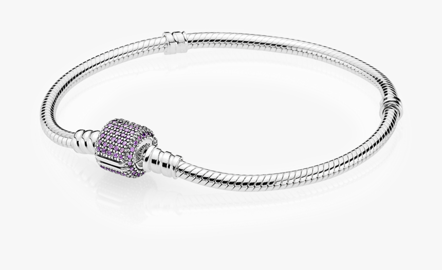 Charms Clip Bracelet Swarovski - Pandora Signature Clasp Bracelet Royal Blue Crystal, HD Png Download