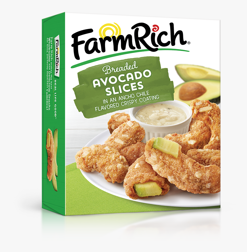 Avocado Slices - Farm Rich Mozzarella Sticks, HD Png Download