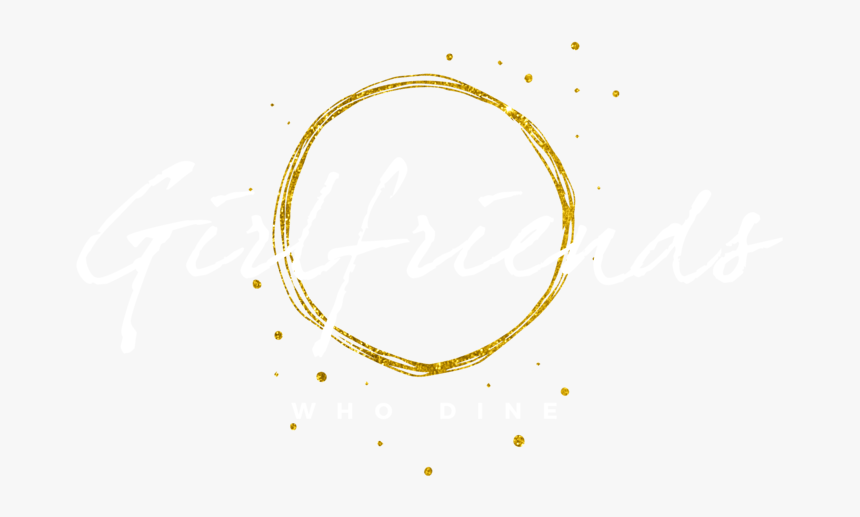 Girlfriendswhodine Logo White - Circle, HD Png Download