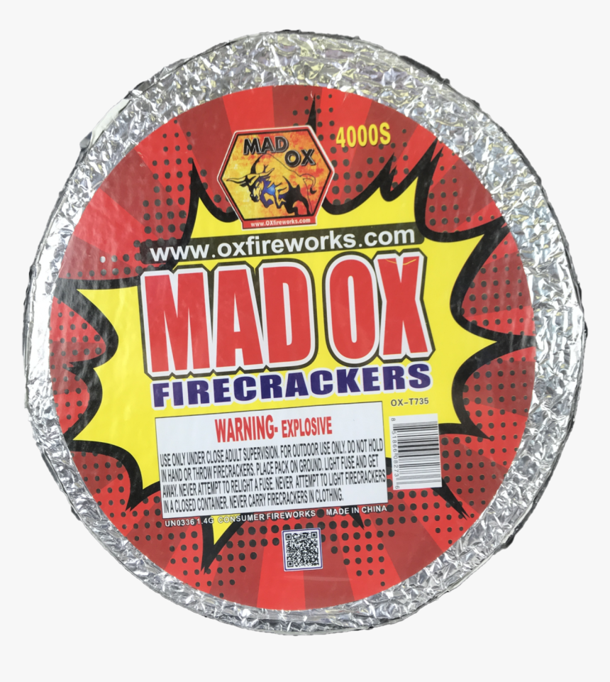 Ox T735 Mad Ox 4000 Roll Firecrackers - Superhero, HD Png Download