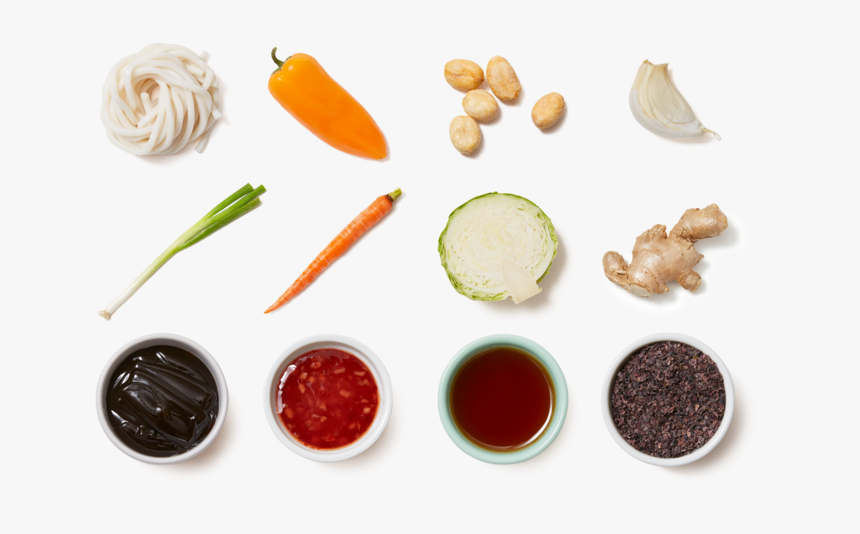 One Pan Udon Noodle Stir Fry With Vegetables & Peanuts - Beef Stir Fry Sweet Chilli Sauce, HD Png Download