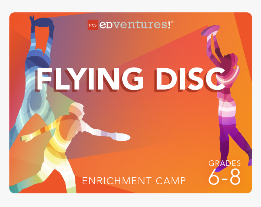 Flying Disc Pcs Edventures - Graphic Design, HD Png Download