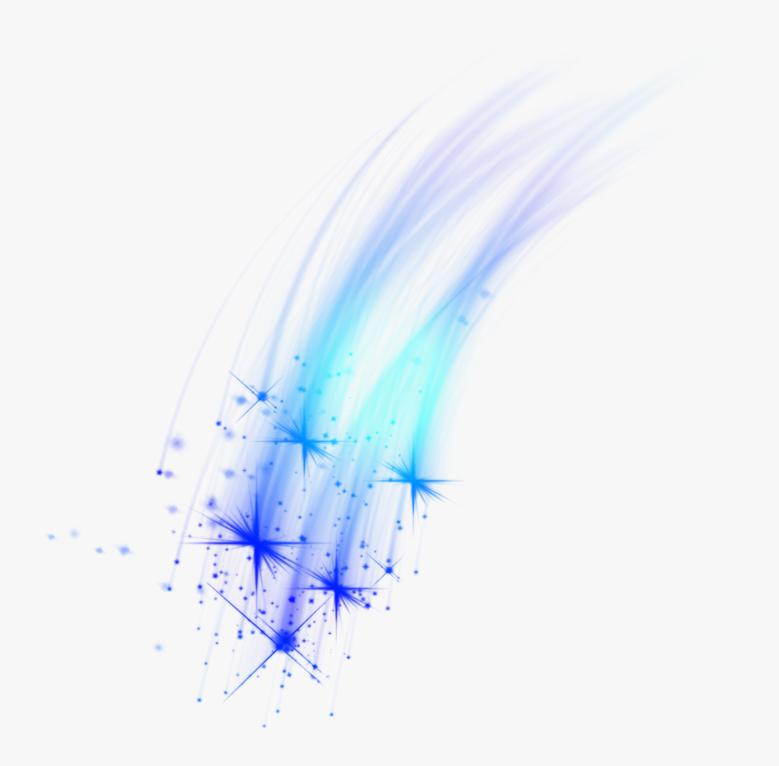 Mq Star Stars Blue Glitter Smoke - Transparent Lighting Effect Png, Png Download
