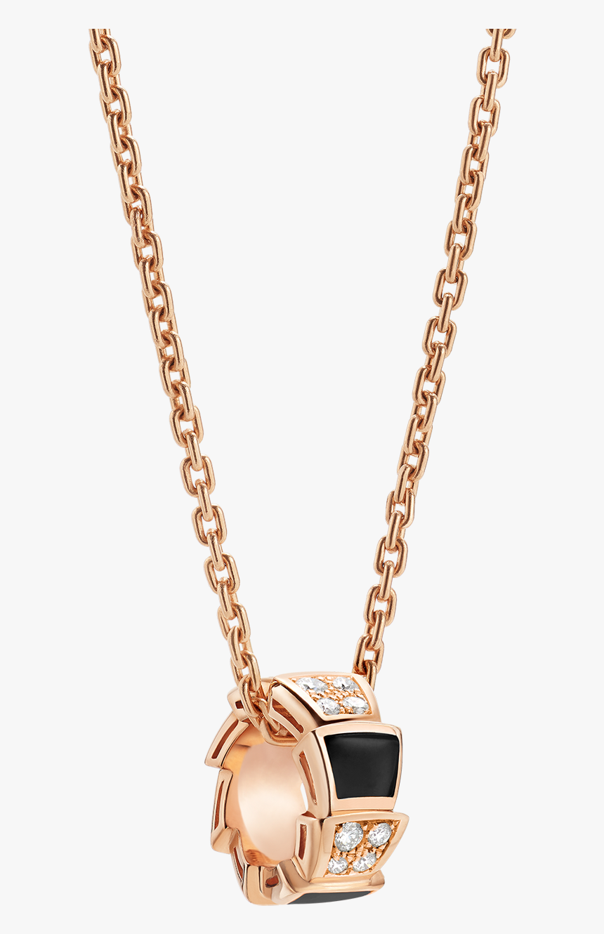 Transparent Gold Necklace Png - Bulgari New Serpenti Necklace, Png Download