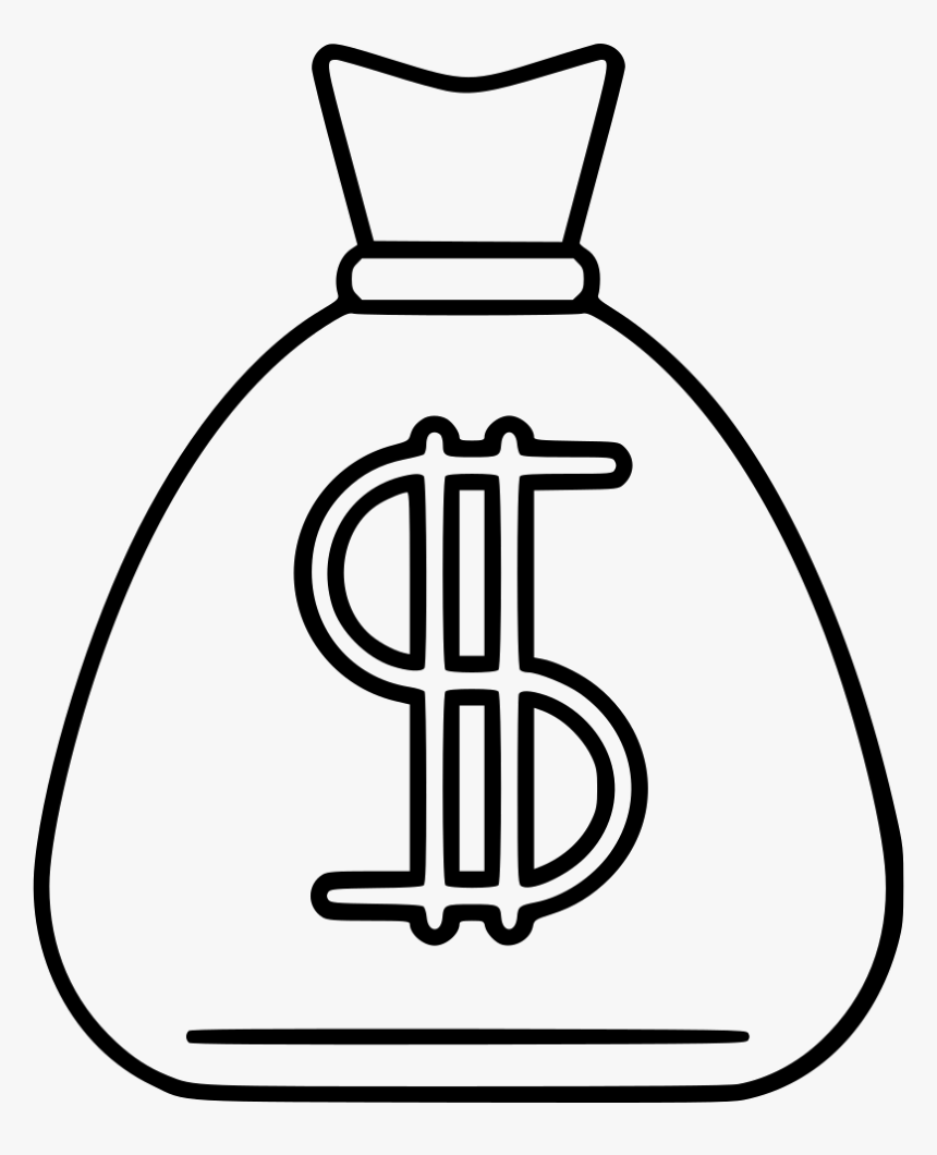 Dollar Money Bag, HD Png Download