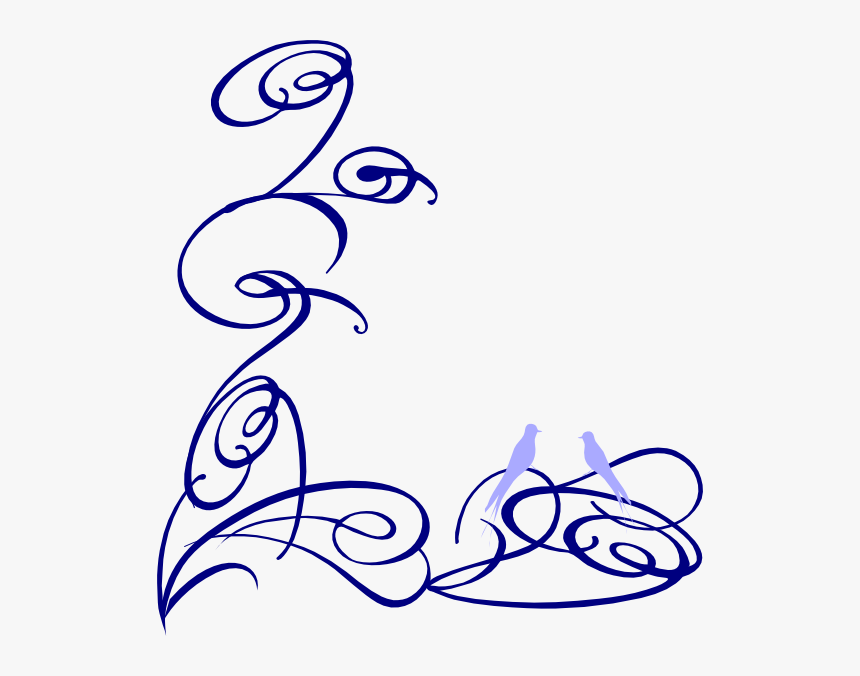 Borders For Word Wedding Clipart , Png Download - Swirl Clip Art, Transparent Png