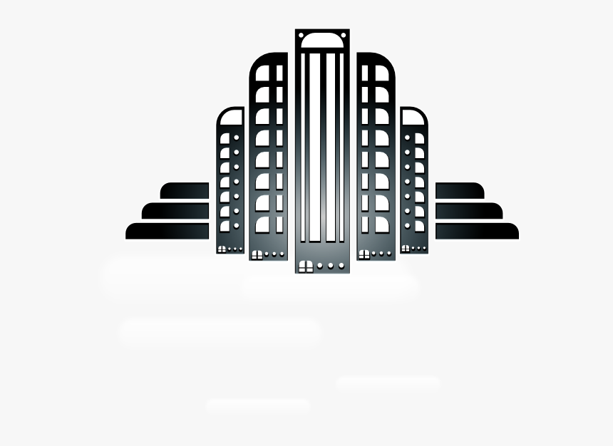 New Clip Art At - Art Deco Building Clipart, HD Png Download