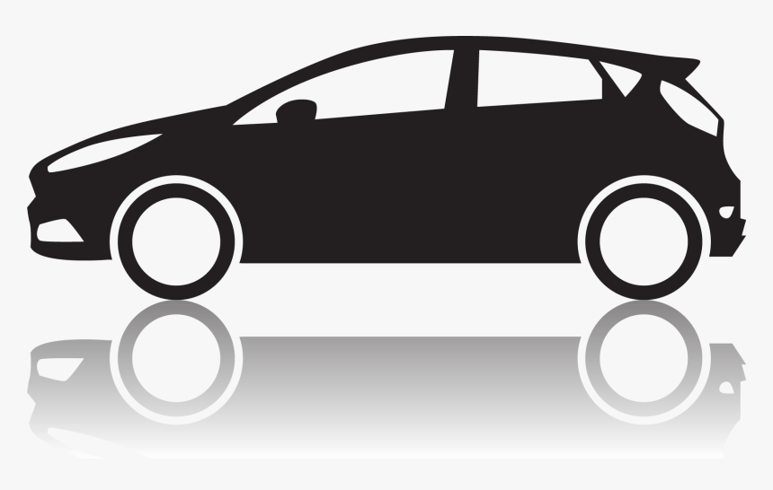Cars Clip Sedan - Ford Fiesta Clipart, HD Png Download