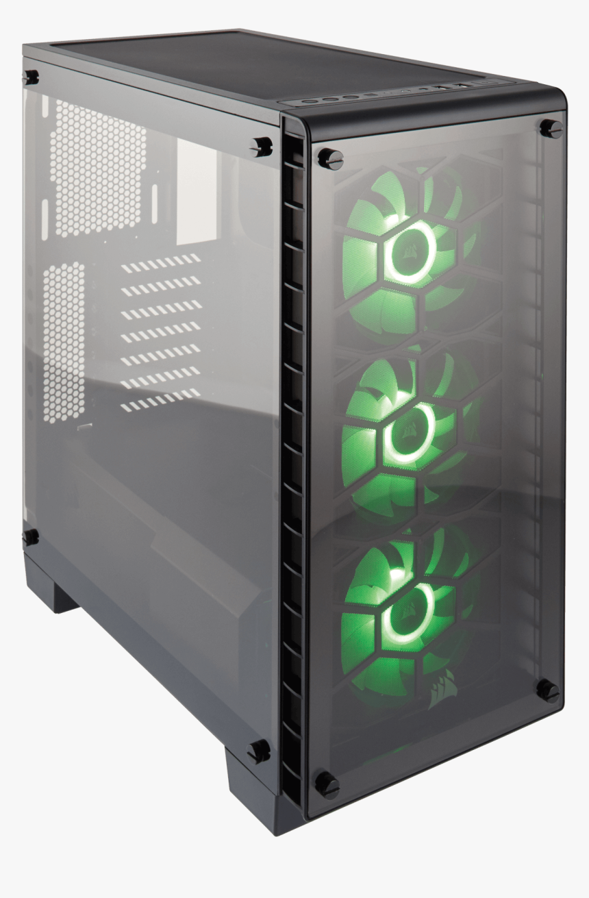 Corsair Crystal Series 460x Rgb Compact Atx Mid - Corsair 460x Rgb, HD Png Download