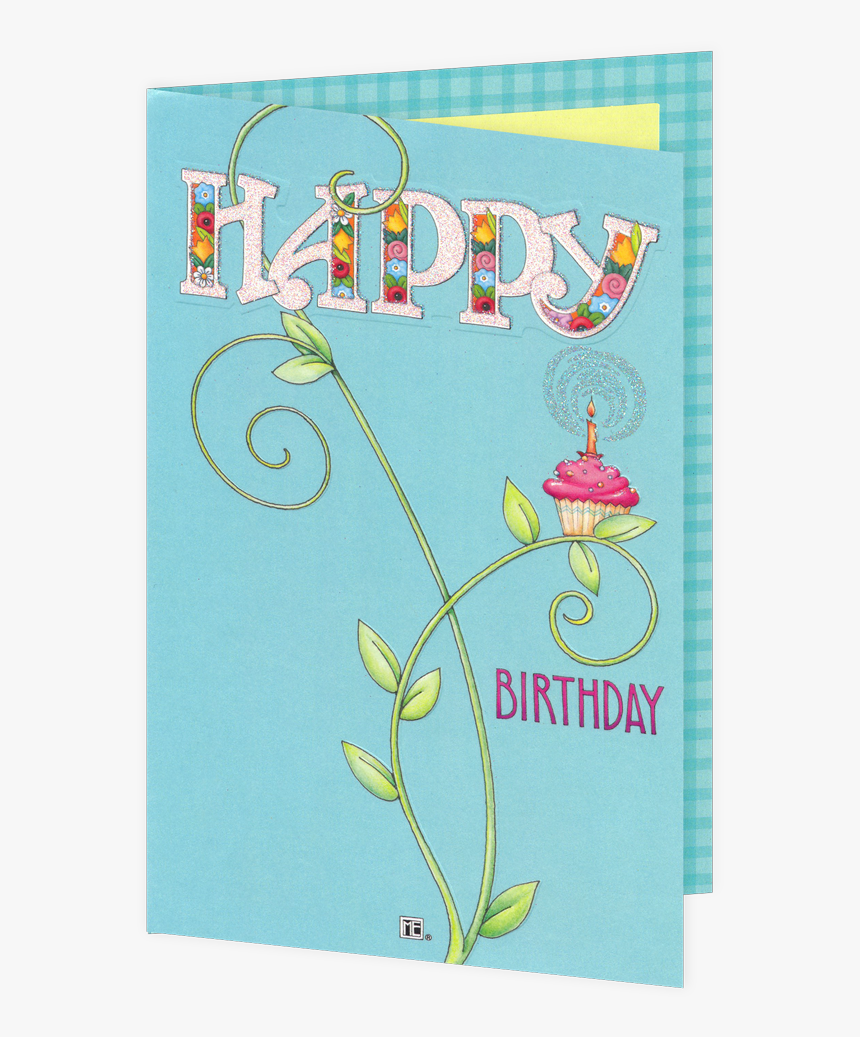 Fantastically Floral Birthday Card - Greeting Card, HD Png Download