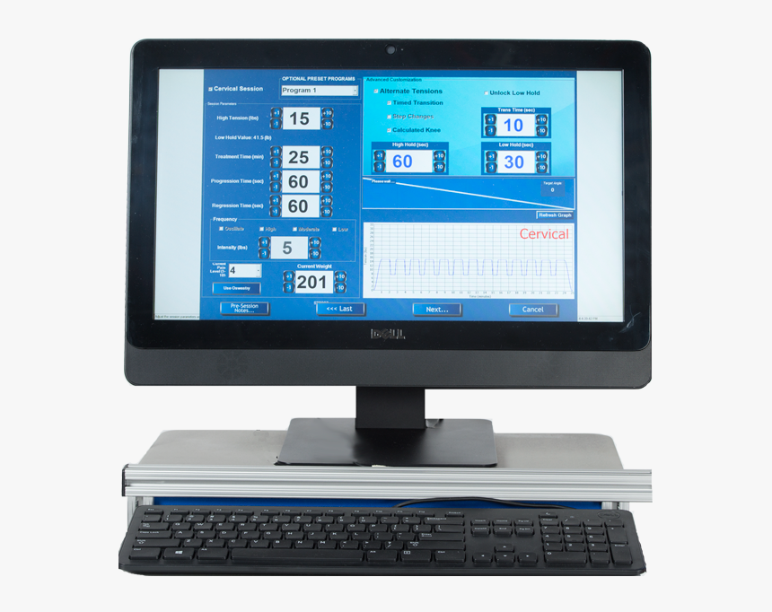 Computer That Guides Idd Therapy Decompression Session - Personal Computer, HD Png Download