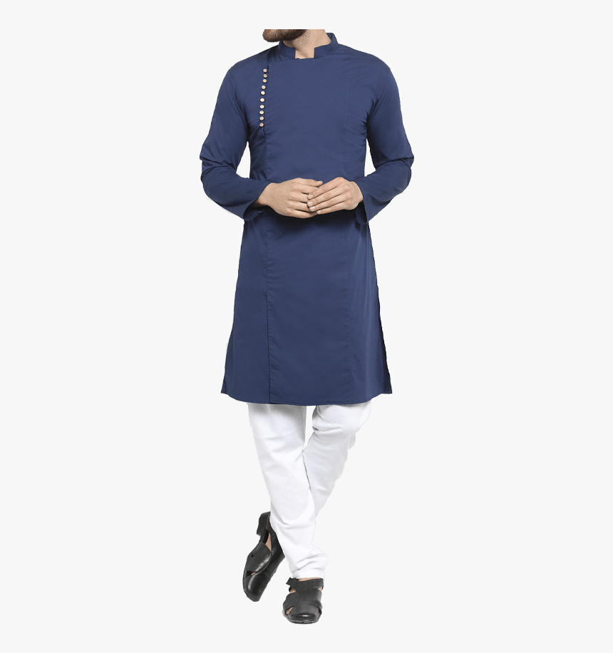 Button-down Short Kurta - Kurta Design For Men, HD Png Download