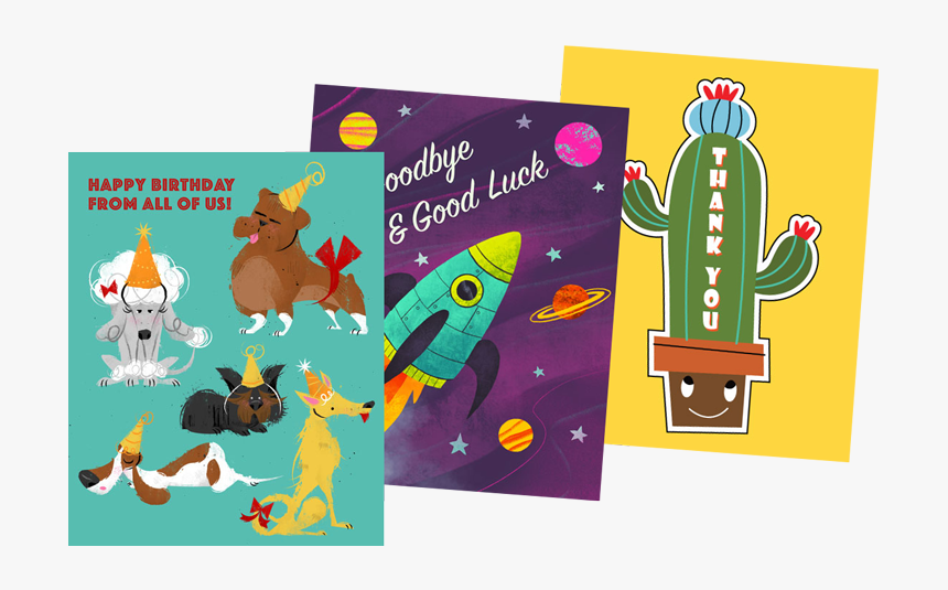 Sample Of A Groupgreeting Birthday Card Signed By Multiple, HD Png Download