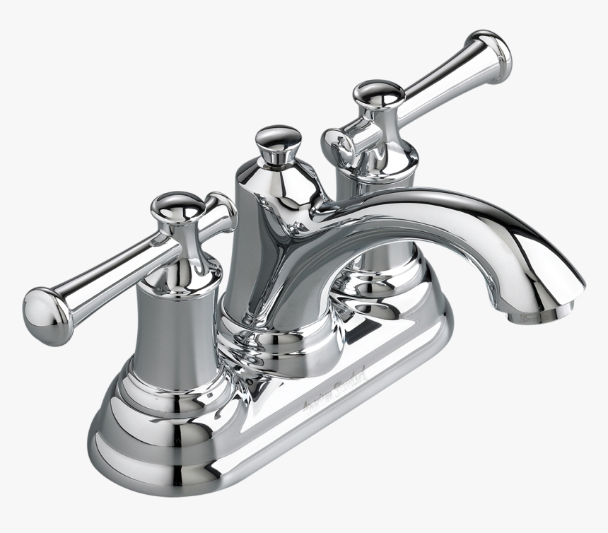Single Hole Faucet With Cross Handles, HD Png Download