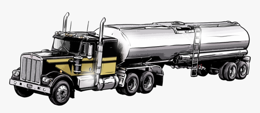 Cars4 0006 Kenworth-tanker - Trailer Truck, HD Png Download