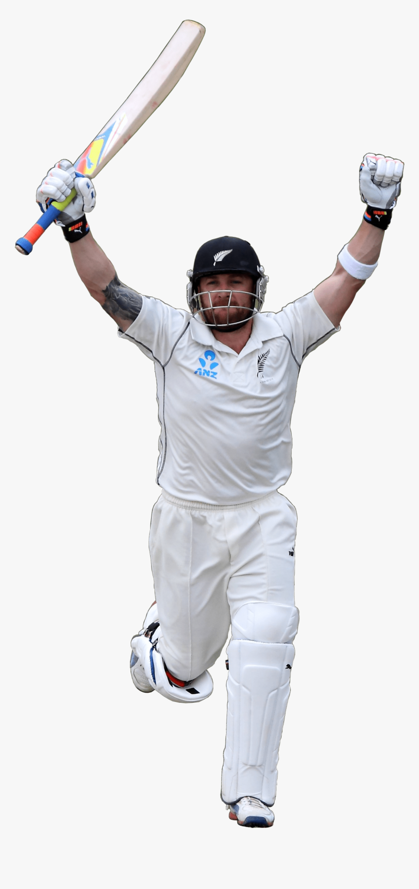 Person Playing Bricket Celebrating Png Image - Cricket Player Png, Transparent Png
