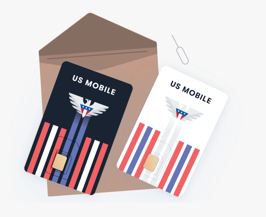 Us Mobile Sim, HD Png Download