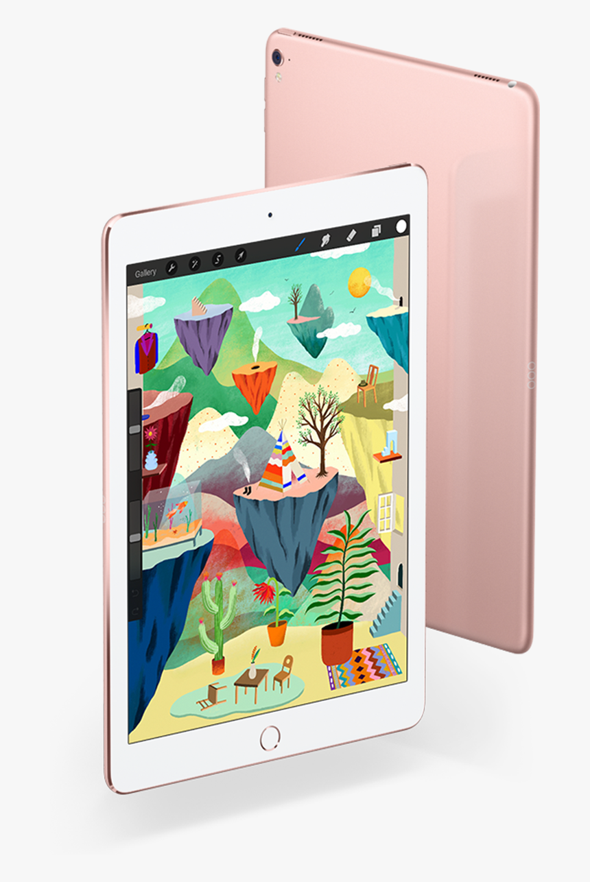 Apple Ipad Pro 9.7 Wi Fi Cellular 128 Go Rose, HD Png Download