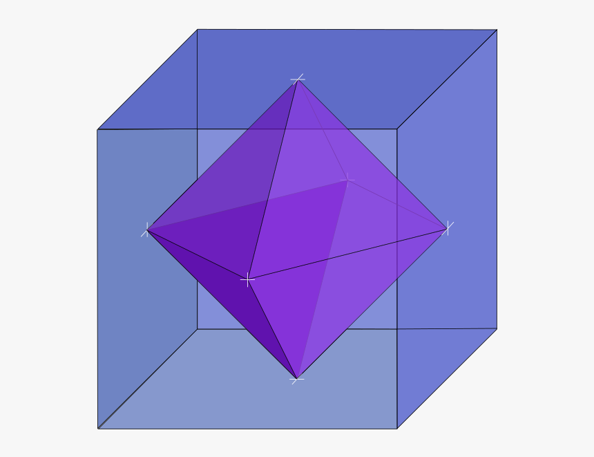 File - Dual Cube-octahedron - Svg - Cube Octahedron Duality, HD Png Download