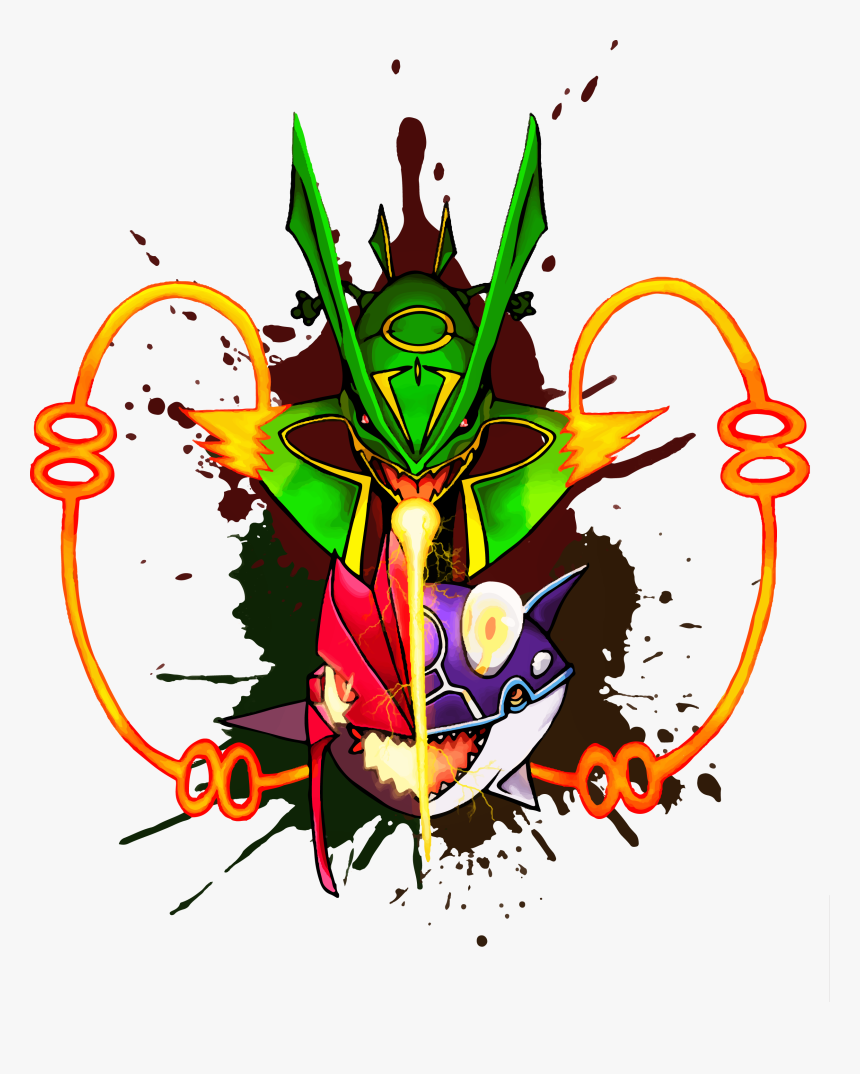 Png For Free Download On Mbtskoudsalg - Pokemon Tee Shirt Rayquaza, Transparent Png