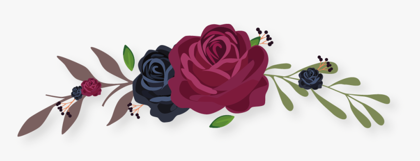 Transparent Vector Wreath Png - Rose Vector Clipart, Png Download