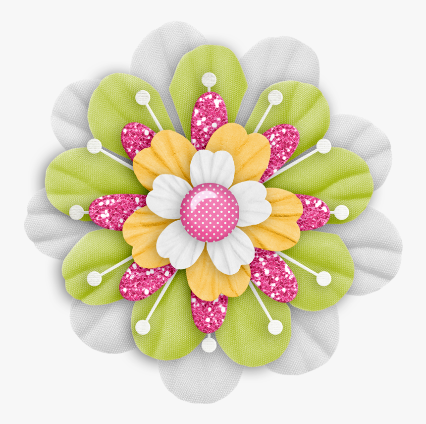 Letra F Com Flor Png, Transparent Png