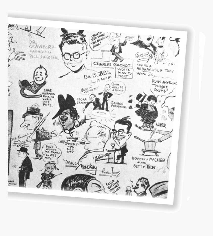 Multiple Black And White Cartoons - Cartoon, HD Png Download