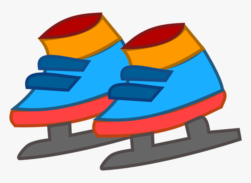 Footwear,vehicle,shoe - Kids Ice Skates Clipart, HD Png Download