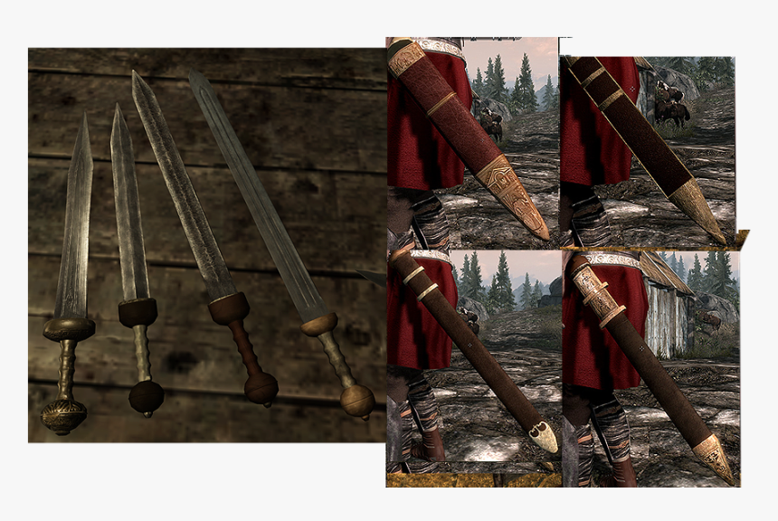 Swords ] - Skyrim Gladius Xbox One, HD Png Download