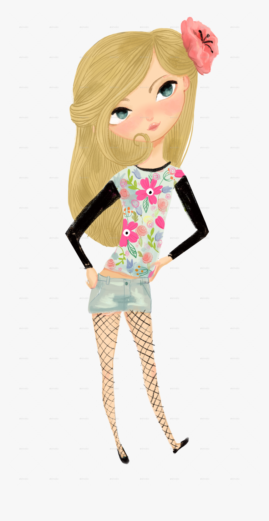 Cartoon Girls Image Png, Transparent Png