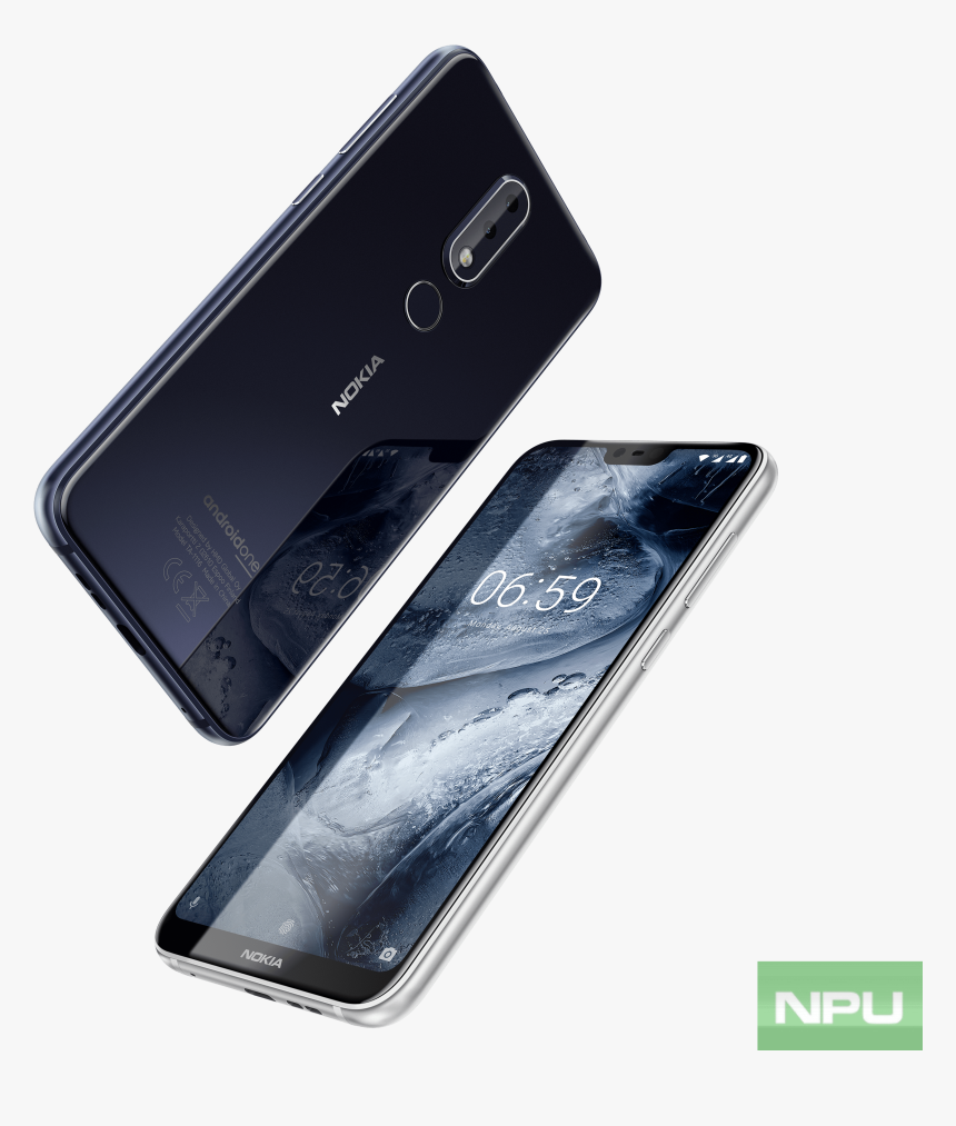 Nokia 6.1 Plus Blue, HD Png Download