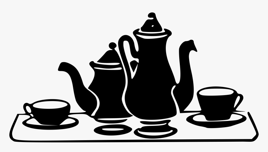 Set Big Image Png - Coffee And Tea Pot Clipart, Transparent Png
