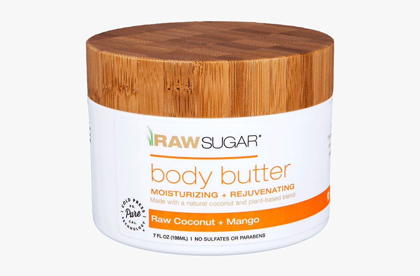 Product 0006s 0001 Butter Coconutmango - Raw Sugar Lemon Body Butter, HD Png Download