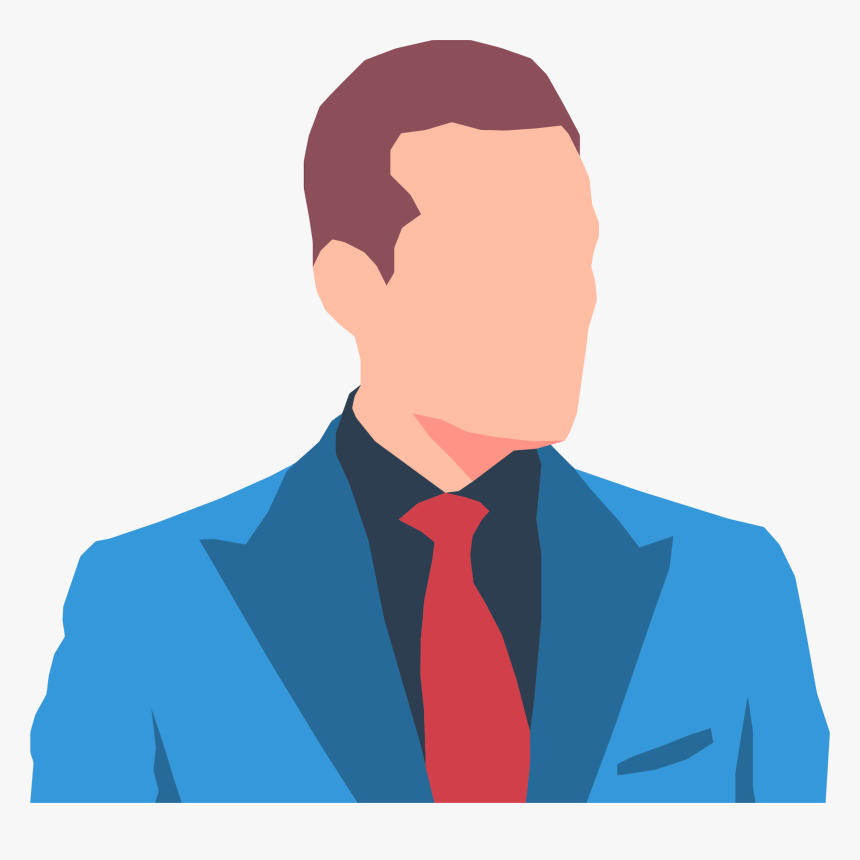 Faceless Male Avatar In Suit Clip Arts - Male Faceless Avatar, HD Png Download