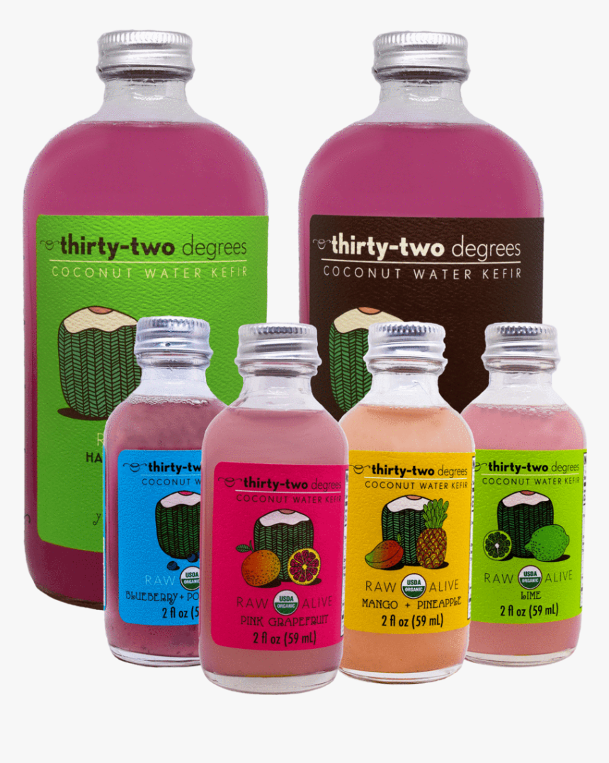 Thirty Two Degrees Coconut Water Kefir, HD Png Download