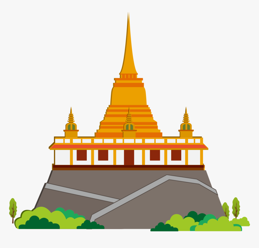 India Clipart Temple - Thailand Clipart Png, Transparent Png
