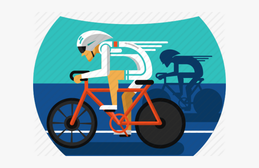 Cycling Clipart Interval Training - Road Bicycle, HD Png Download
