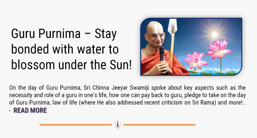With Wishes And Blessings From Sri Chinna Jeeyar Swamiji, - Graphic Design, HD Png Download