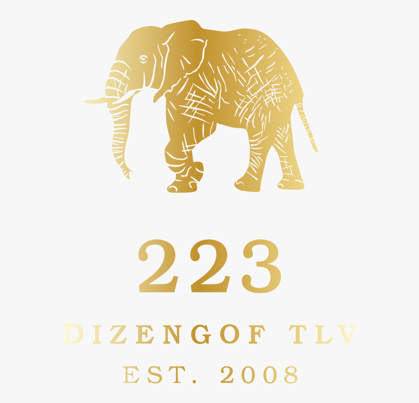 Monkey Businiess Logos Gold -04 - Indian Elephant, HD Png Download